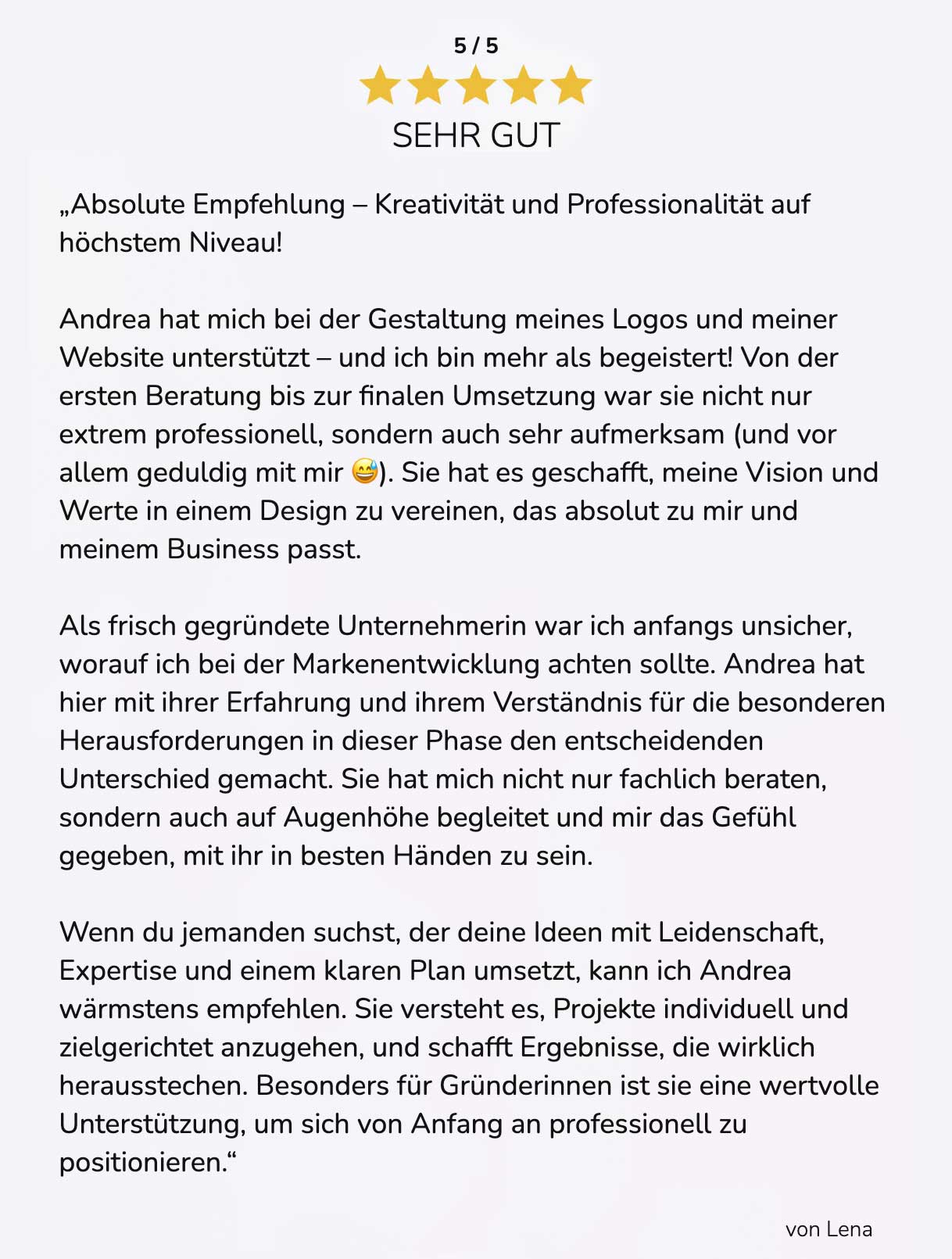 Online Business Kosmos Erfahrung Lena