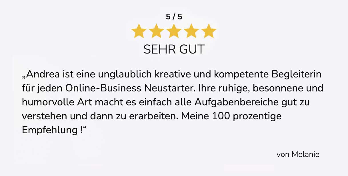 Online Business Kosmos Erfahrung Melanie