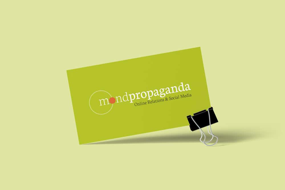 Visitenkarte PR Agentur mondpropaganda